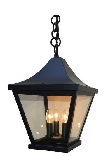 Nantes Three Light Pendant in Satin Black (37|NAH10CLRBK) Nantes Three Light Pendant in Satin Black (37|NAH10CLRBK)