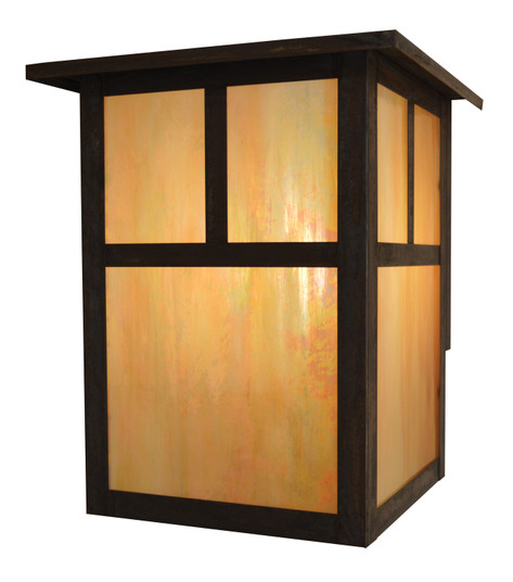 Mission One Light Wall Mount in Rustic Brown (37|MW10EWORB)