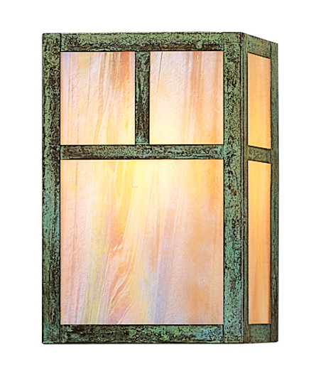 Mission One Light Wall Mount in Antique Copper (37|MS10TRMAC)