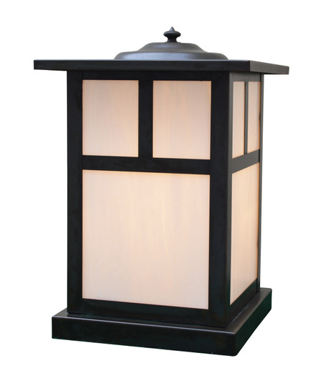 Mission One Light Column Mount in Satin Black (37|MC7EMBK)