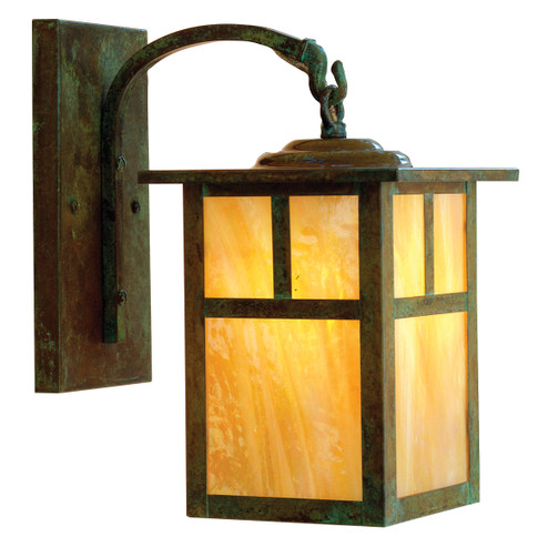 Mission One Light Wall Mount in Antique Brass (37|MB7TFAB)