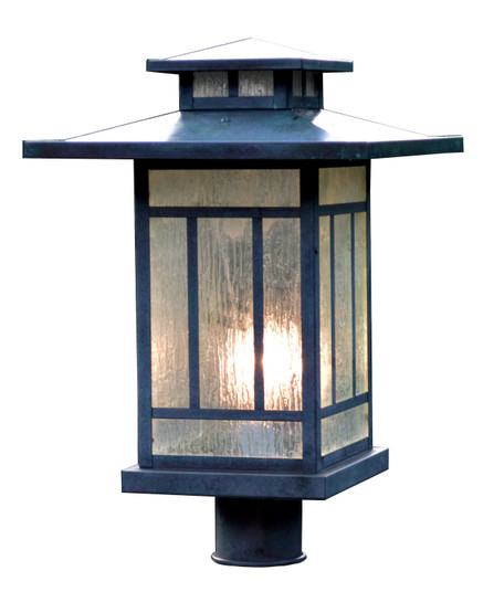 Kennebec One Light Post Mount in Mission Brown (37|KP12GWMB)