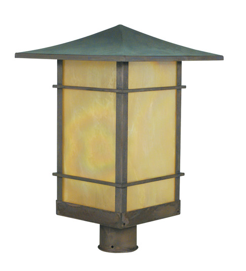 Katsura One Light Post Mount in Antique Copper (37|KAP12TSCRAC)