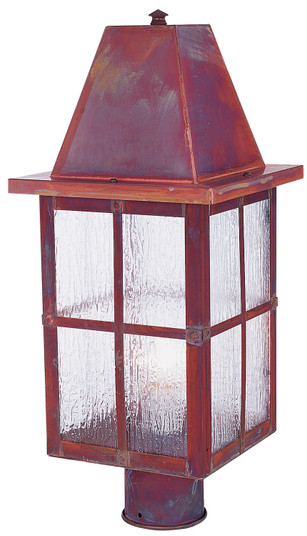 Hartford One Light Post Mount in Antique Brass (37|HP8OFAB)
