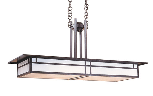 Huntington Four Light Chandelier in Mission Brown (37|HCM48DTOFMB)