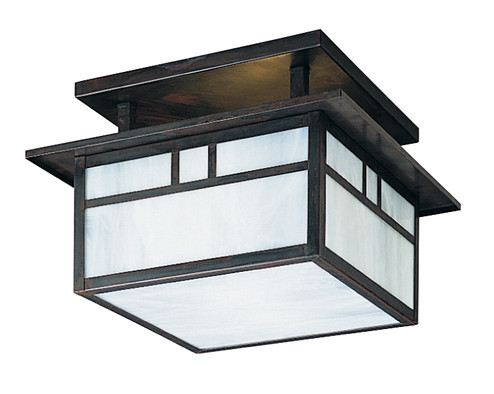 Huntington Two Light Ceiling Mount in Satin Black (37|HCM12EOFBK)