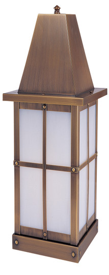 Hartford One Light Column Mount in Antique Brass (37|HC8LRMAB)