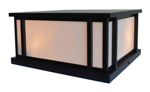 Glencoe Two Light Column Mount in Mission Brown (37|GLC16GWMB)