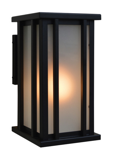 Glencoe One Light Wall Mount in Satin Black (37|GLB6FBK)