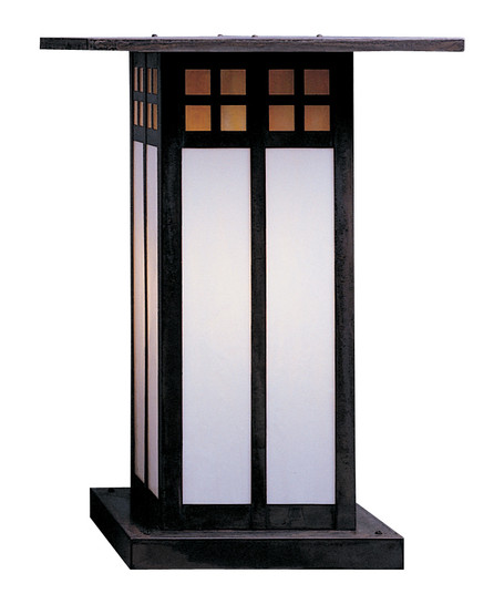 Glasgow One Light Column Mount in Mission Brown (37|GC18LGWMB)