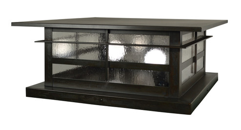Finsbury One Light Column Mount in Rustic Brown (37|FIC20AMRB)