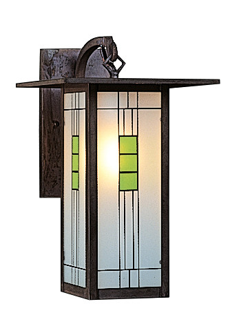 Franklin One Light Wall Mount in Verdigris Patina (37|FB9LYVP)
