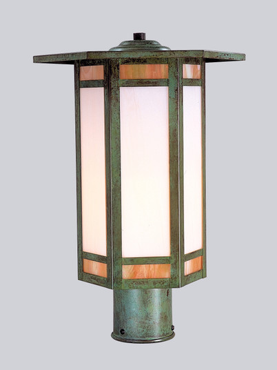 Etoile One Light Post Mount in Rustic Brown (37|ETP11GWCRB)