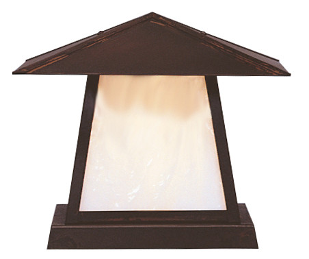 Carmel One Light Column Mount in Bronze (37|CC12EWOBZ)