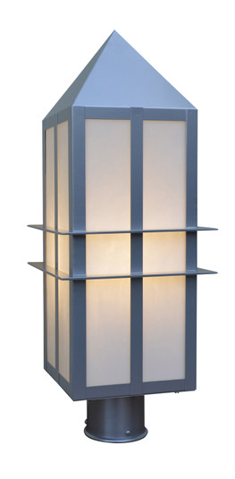 Bexley One Light Post Mount in Bronze (37|BEP9AMBZ)