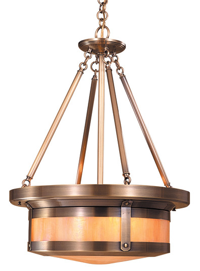 Berkeley Four Light Pendant in Rustic Brown (37|BCMH20WORB)