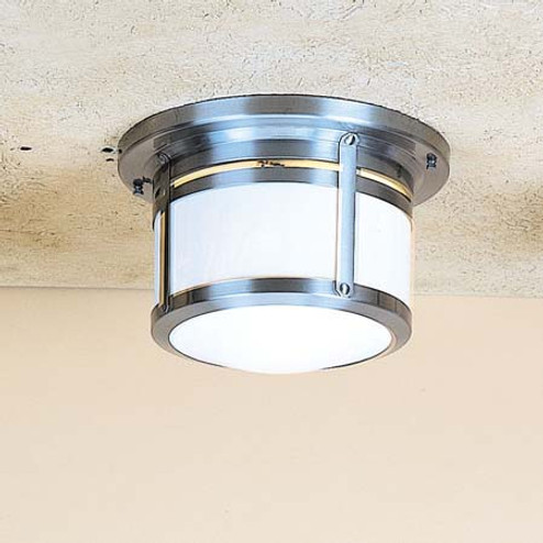 Berkeley Two Light Flush Mount in Rustic Brown (37|BCM10GWRB)