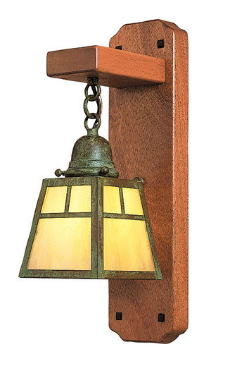 A-Line One Light Wall Mount in Antique Brass (37|AWS1TGWAB)