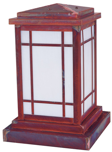 Avenue One Light Column Mount in Antique Brass (37|AVC8GWAB)