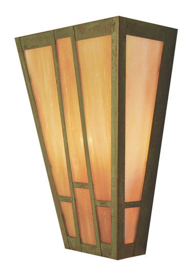 Asheville Two Light Wall Sconce in Rustic Brown (37|AS12MCRB)