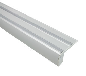 Extrusion Step Mounting Channel End Cap in White (303|PESTEPLEFT)