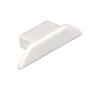 Extrusion End Cap For Single Stant Mounting Channel in White (303|PESSTANTEND)