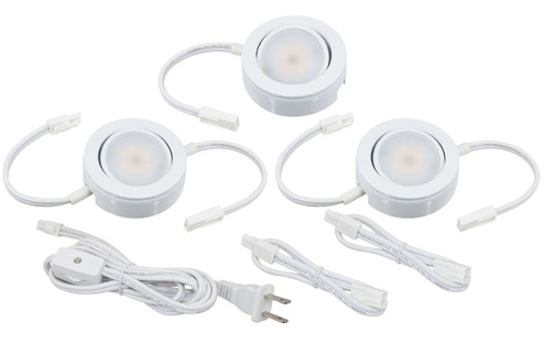 MVP LED Puck Light in White (303|MVP330WH)