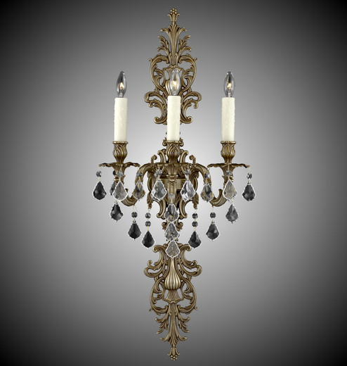 Wall Sconce Three Light Wall Sconce in True Brass (183|WS9489OTK16GST)