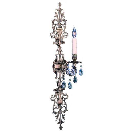 Wall Sconce One Light Wall Sconce in Antique Silver (183|WS9487OLN10GST)