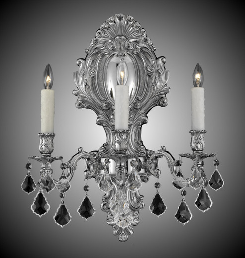 Wall Sconce Three Light Wall Sconce in Satin Nickel (183|WS9428OLN07GST)