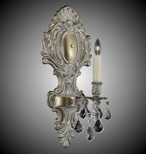 Wall Sconce One Light Wall Sconce in Polished Brass w/Umber Inlay (183|WS9426OLN01GST)