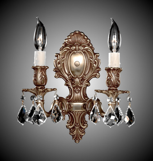 Wall Sconce Two Light Wall Sconce in Satin Nickel (183|WS9422A07GPI)
