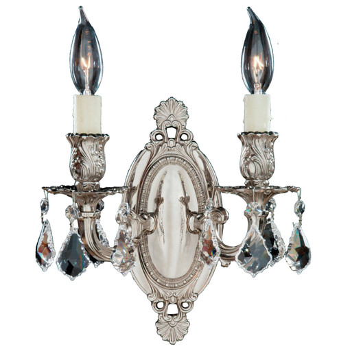 Wall Sconce Two Light Wall Sconce in Satin Nickel (183|WS9412OLN07GPI)