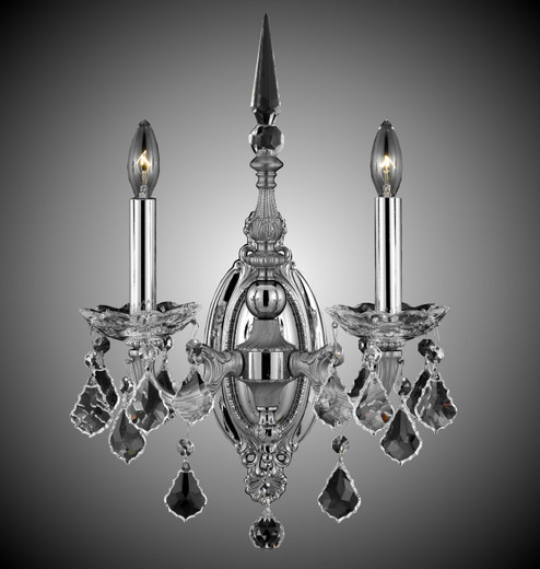 Venetian Two Light Wall Sconce in Antique Black Glossy (183|WS9392O02GST)