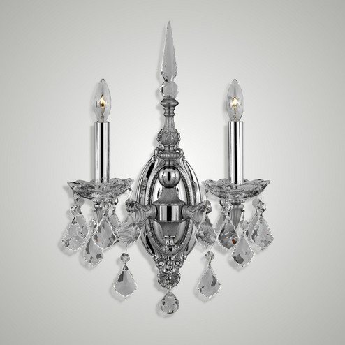 Venetian Two Light Wall Sconce in Silver (183|WS9392A08GST)