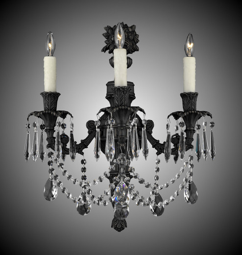 Finisterra Three Light Wall Sconce in Silver (183|WS9063ALN08GPI)