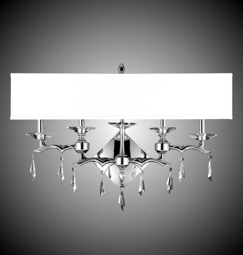 Kaya Four Light Wall Sconce in Polished Brass (183|WS5663G32GSTGL)