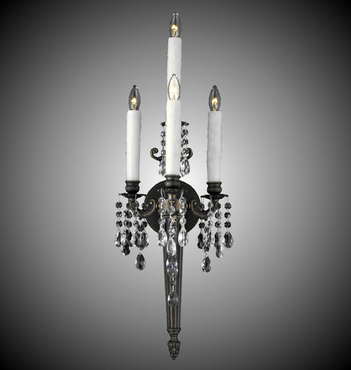 Wall Sconces Four Light Wall Sconce in Polished Brass w/Black Inlay (183|WS2214U12GST)