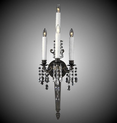 Wall Sconces Four Light Wall Sconce in Antique Silver (183|WS2214O10GPI)
