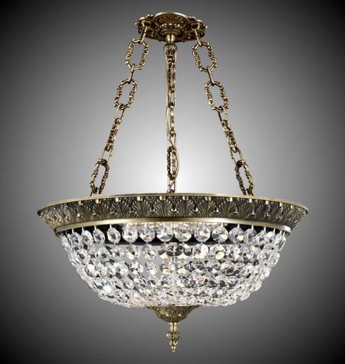 Corinthian Six Light Pendant in Silver (183|PD8219P08G)