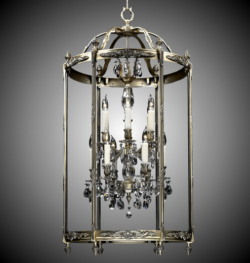 Lantern 12 Light Lantern in Polished Brass w/Black Inlay (183|LT2224OLN12GST)