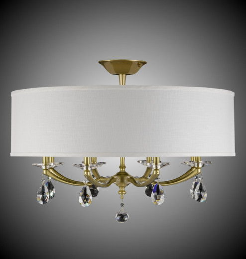 Kensington Eight Light Flush Mount in Old Bronze w/Old Brass Accents (183|FM5497O35S36GSTHL)