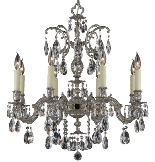 Marlena Eight Light Chandelier in Silver (183|CH9714O08GPI)