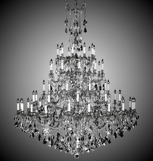 Elise 60 Light Chandelier in Antique White Glossy (183|CH9327OTK04GST)