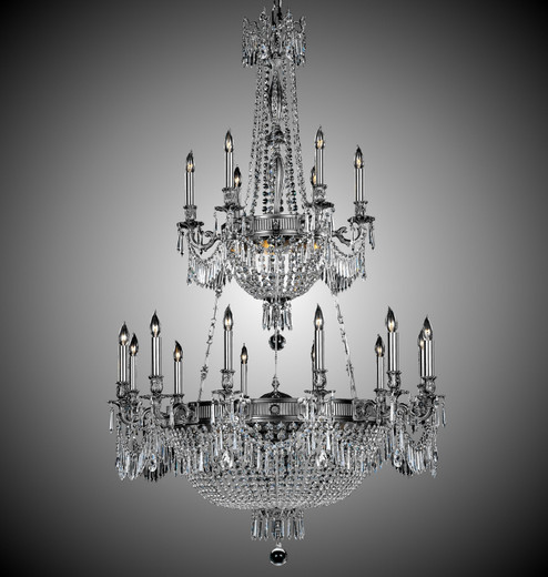 Valencia 33 Light Chandelier in Polished Brass w/Umber Inlay (183|CH8152P01GST)