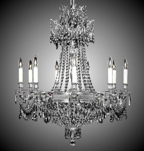 Valencia 18 Light Chandelier in Antique Silver (183|CH8143P10GST)