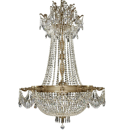 Valencia 12 Light Chandelier in Polished Brass w/Black Inlay (183|CH8124P12G)