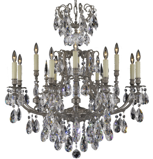 Parisian 12 Light Chandelier in French Gold Glossy (183|CH7425ALN03GST)