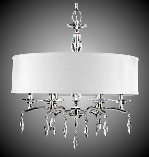 Kaya Six Light Chandelier in Old Bronze Satin w/Pewter Accents (183|CH5603G35S37GSTGL)