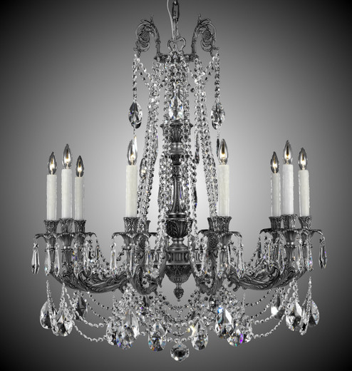 Finisterra Ten Light Chandelier in Silver (183|CH2054ALN08GPI)